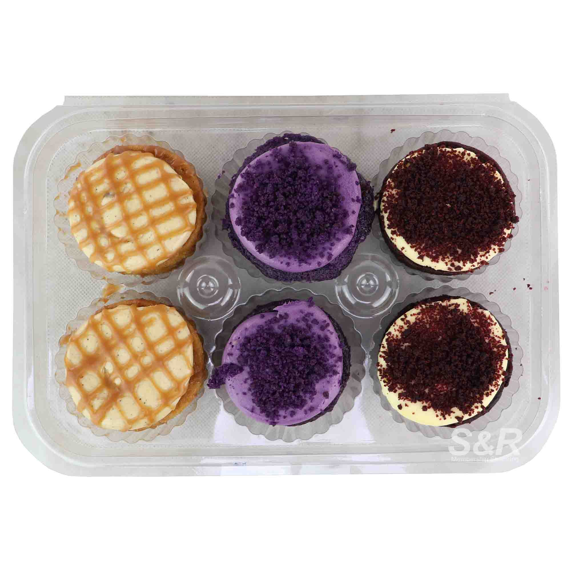 S&R Assorted Mini Cakes 6pcs S&R Assorted Mini Cakes 6pcs